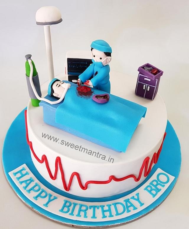 Surgeon cake - Decorated Cake by Sweet Mantra Customized - CakesDecor
