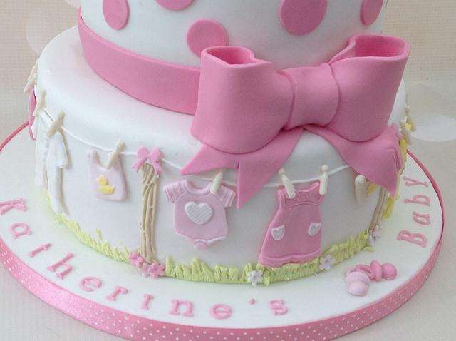 Baby Shower Cake - Cake by Yvonne Beesley - CakesDecor