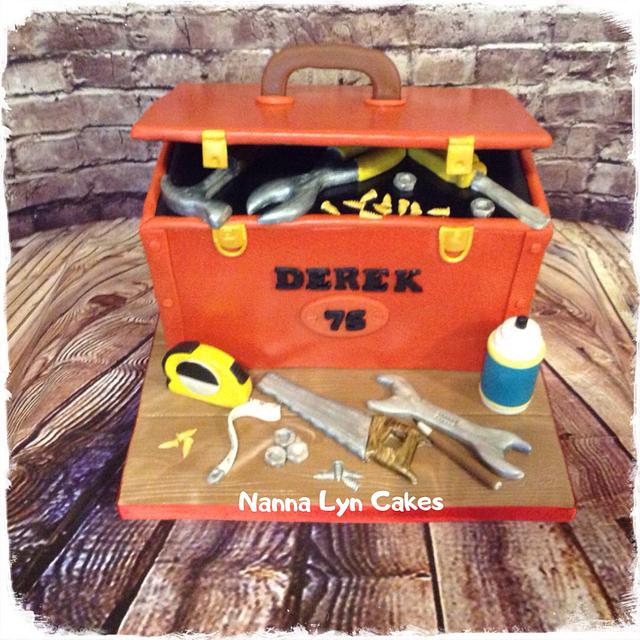 Tool Box Cake - Decorated Cake By Nanna Lyn Cakes - Cakesdecor