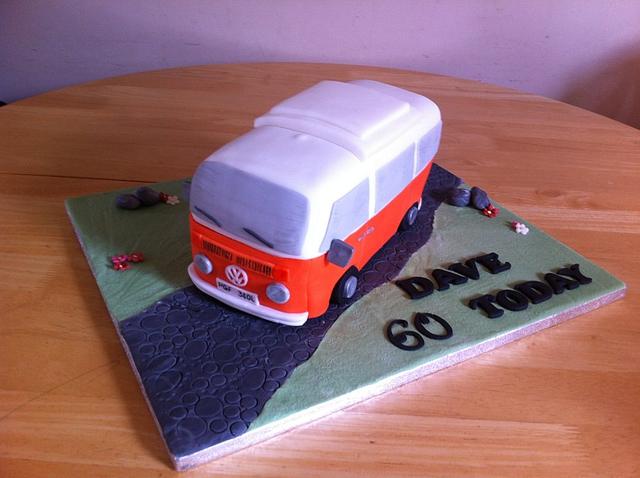 Vw Camper - Decorated Cake By Karen - Cakesdecor