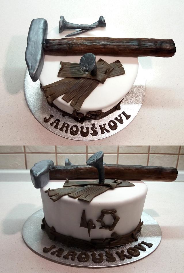 Hammer Decorated Cake by Majka Maruška CakesDecor