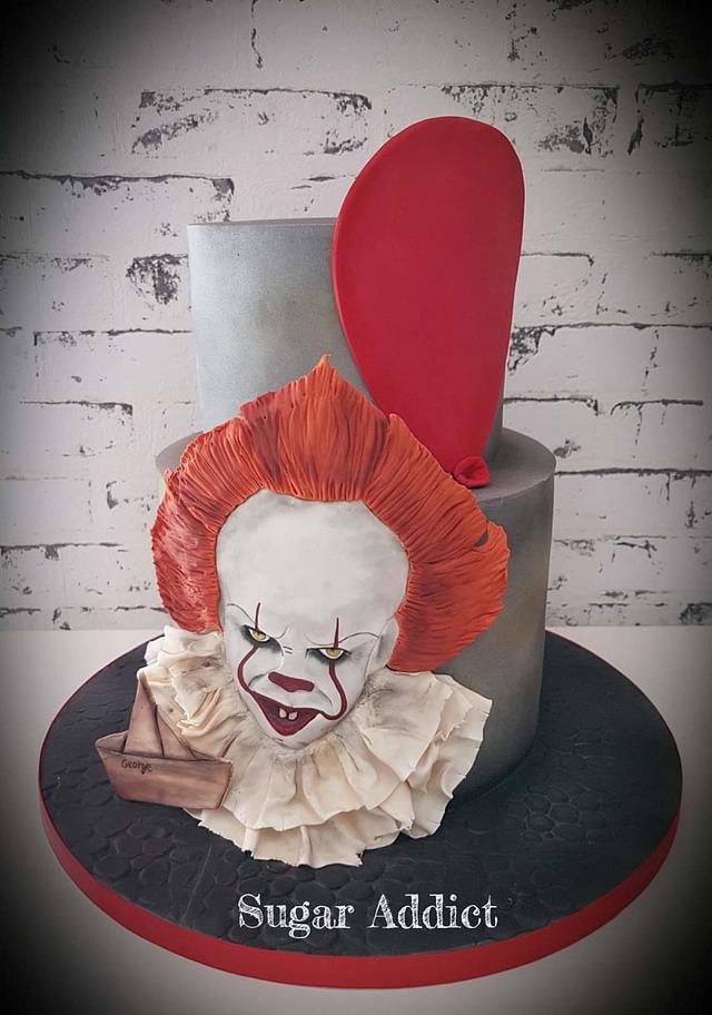 Pennywise - Decorated Cake by Sugar Addict by Alexandra - CakesDecor