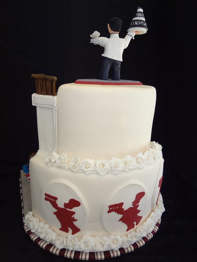 A slice of TLC'S CAKE BOSS Cake by Julie Anne White CakesDecor