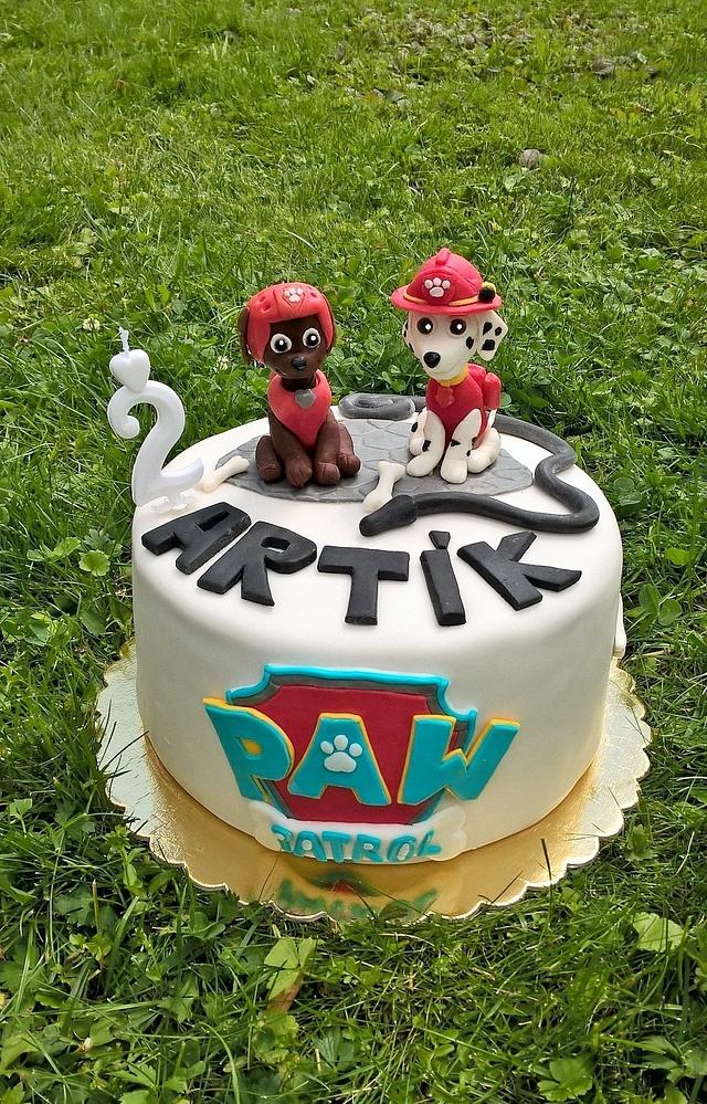 Paw Patrol cake for little boy