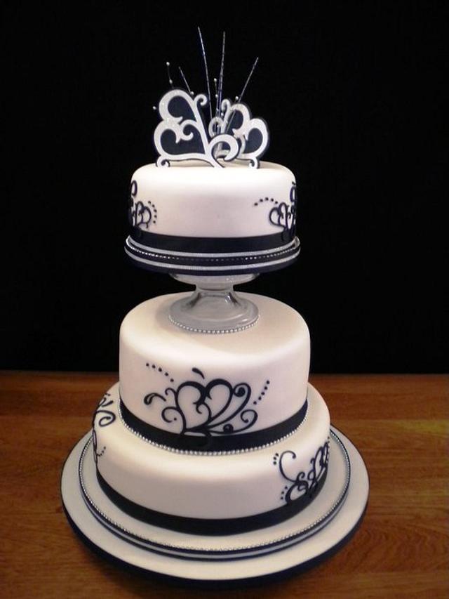 Latest Wedding Cake Cake By Fiona Williamson Cakesdecor