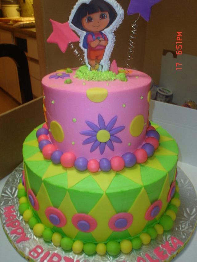 Dora the Explora - Decorated Cake by Rosa - CakesDecor