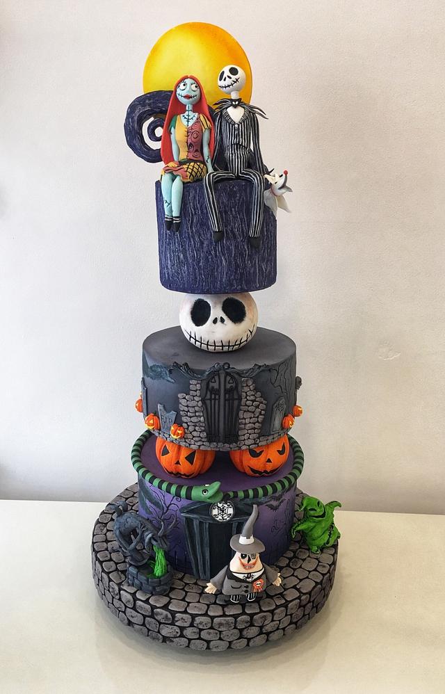 Nightmare Before Christmas - Decorated Cake by Deniz - CakesDecor