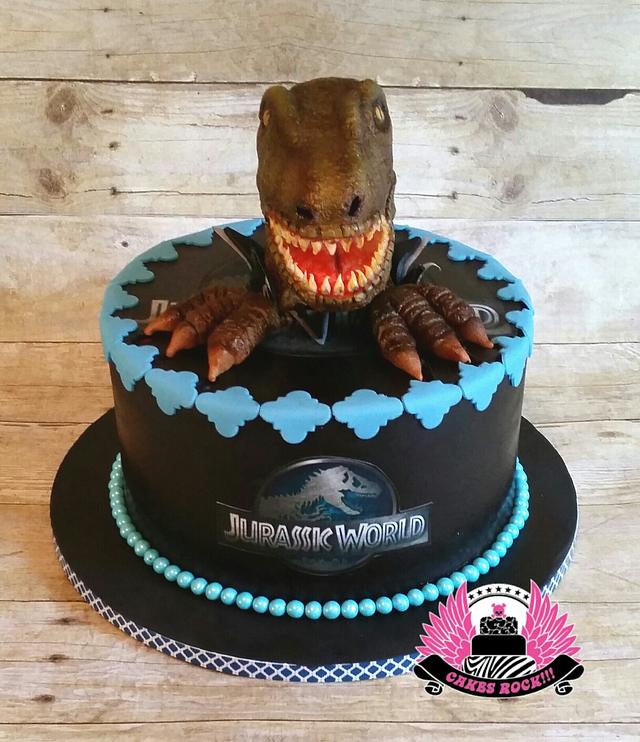 Rawr Jurassic World Velociraptor Cake Cake By Cakes Cakesdecor