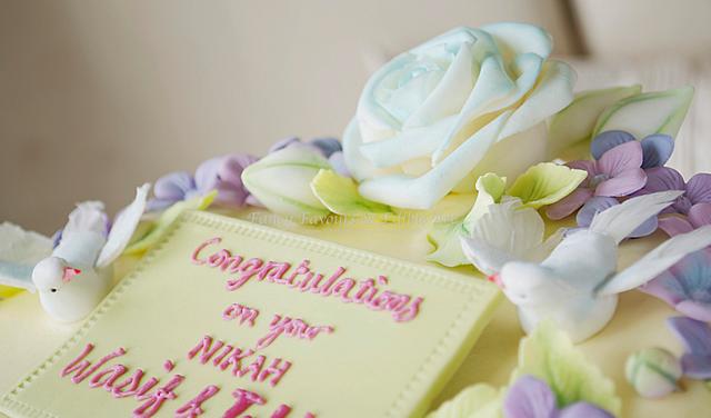 Marriage ceremony cake