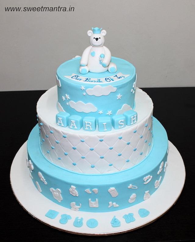 Naming Ceremony cake Decorated Cake by Sweet Mantra CakesDecor