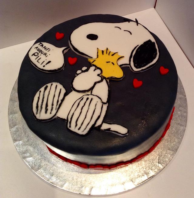 Snoopy And Woodstock Cake By Micol Perugia Cakesdecor