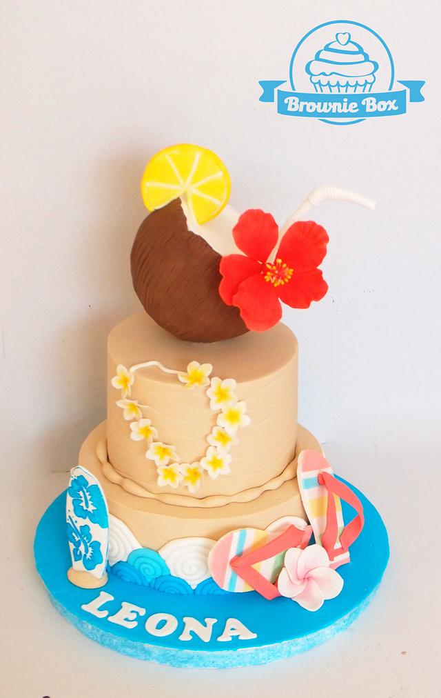 Hawaiian Birthday Cake