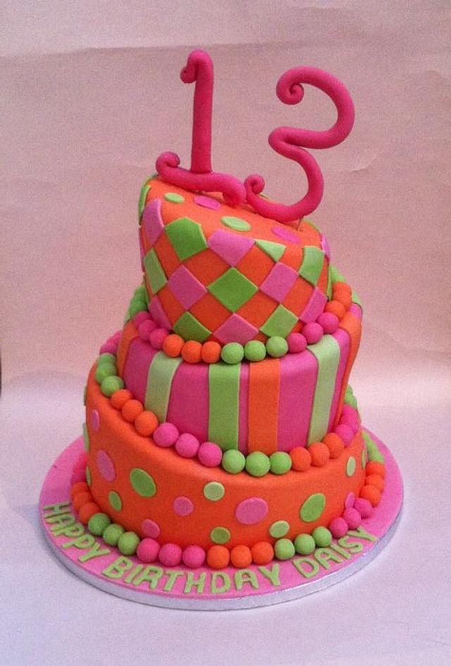 Topsey Turvey Birthday Cake - Decorated Cake by Kelly - CakesDecor