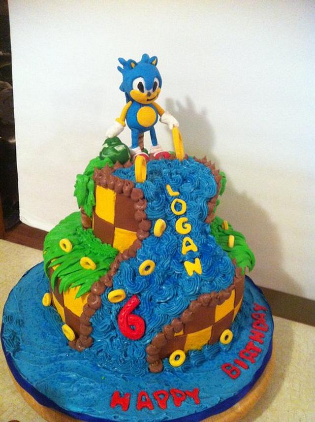 Sonic Hedgehog Cake