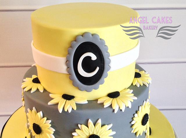 Sunflower Cake - Decorated Cake by Angel Cakes - CakesDecor