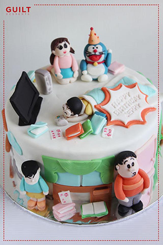 doraemon birthday cake cake by guilt desserts cakesdecor doraemon birthday cake cake by guilt