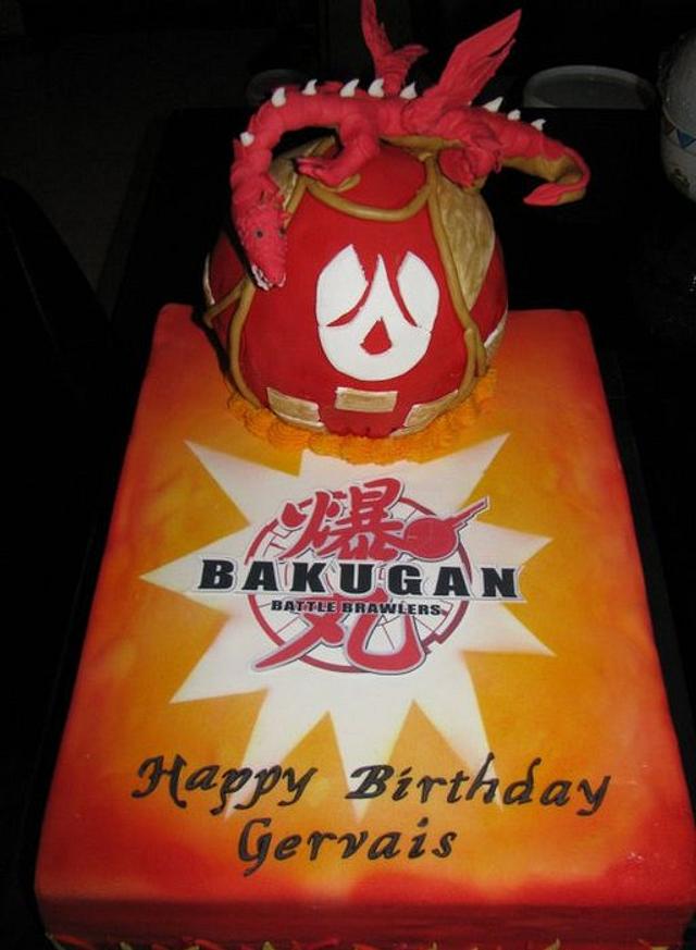 Bakugan cake