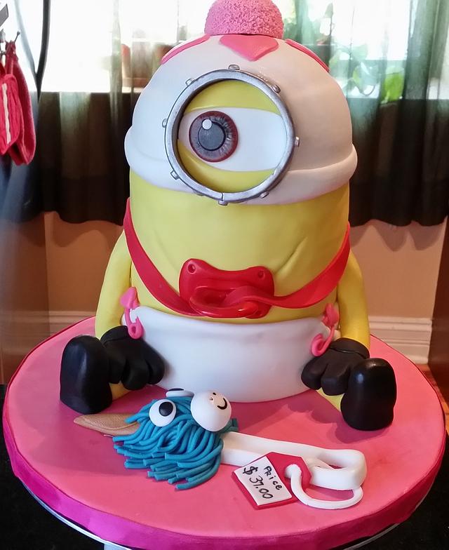 Baby Minion Cake By Honey Bunny Bake Shop Cakesdecor baby minion cake by honey bunny bake