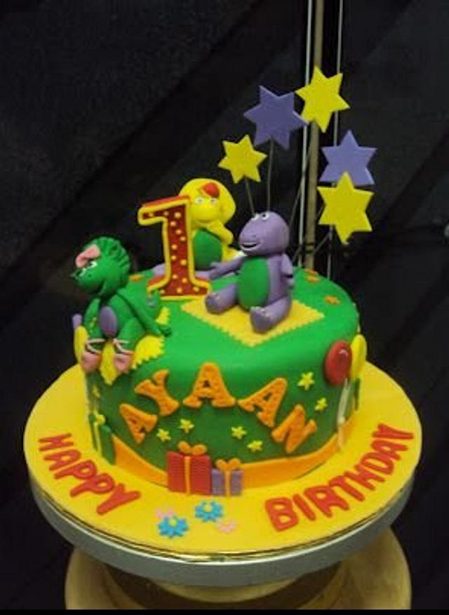 Barney & Friends - Decorated Cake by Letchumi Sekaran - CakesDecor