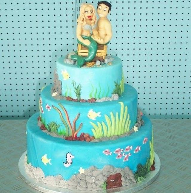 Under The Sea Cake By Cake Sprite Cakesdecor Under The Sea Cake By Cake Sprite Cakesdecor