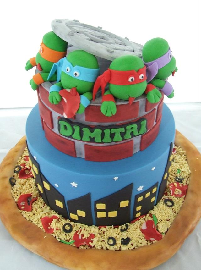 TMNT Cake - Decorated Cake by Cake A Chance On Belinda - CakesDecor