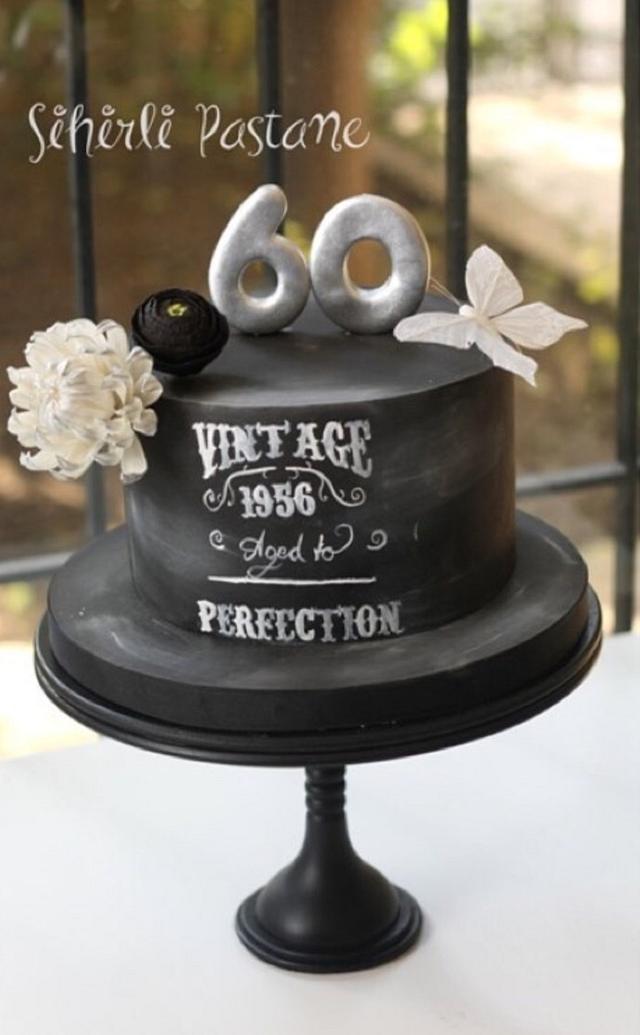 Chalkboard Cake Decorated Cake by Sihirli Pastane CakesDecor