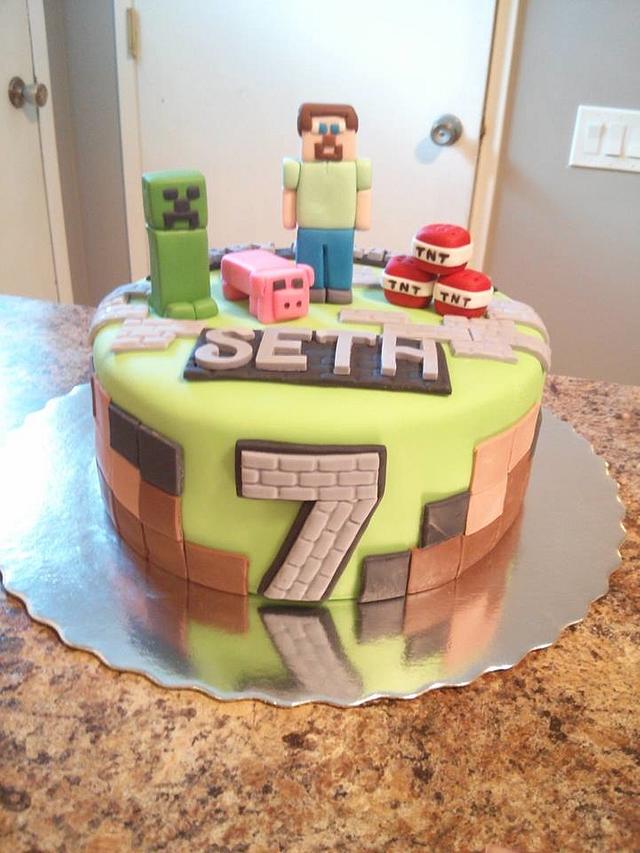 MINECRAFT CAKE - Decorated Cake by greca111699 - CakesDecor