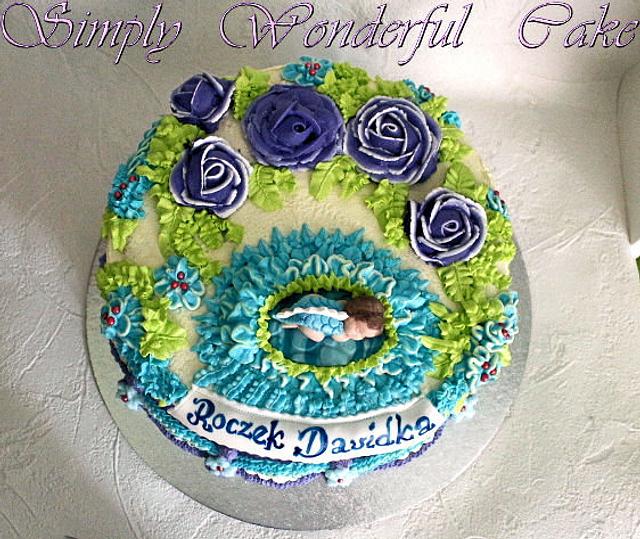 butter cream cake - Decorated Cake by Dorota/ Dorothy - CakesDecor