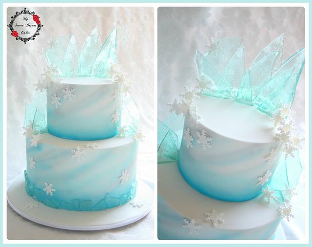Frozen Theme Cake Cake By My Sweet Dream Cakes Cakesdecor