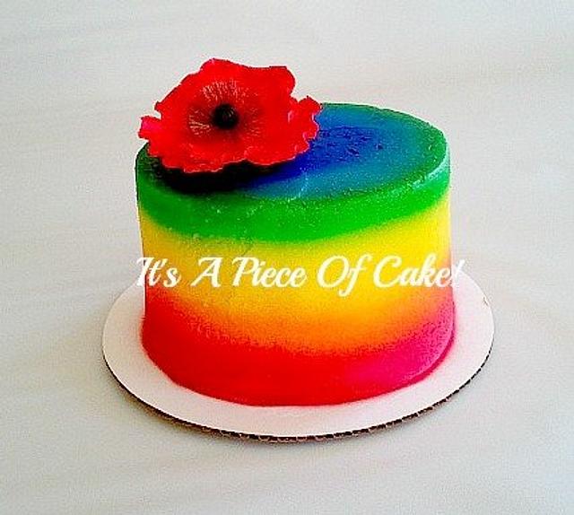 Buttercream Iced/Airbrushed - Cake by Rebecca - CakesDecor