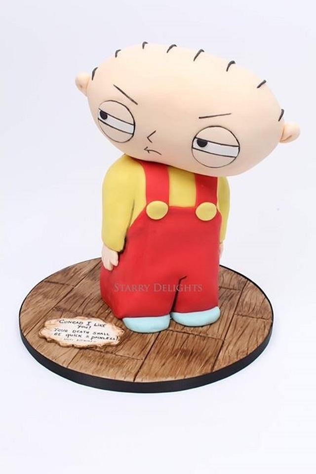 Stewie Family Guy Cake - Decorated Cake by Starry - CakesDecor