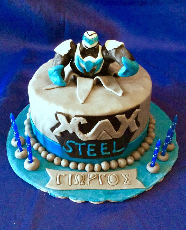 Max steel cake - Decorated Cake by Dora Th. - CakesDecor