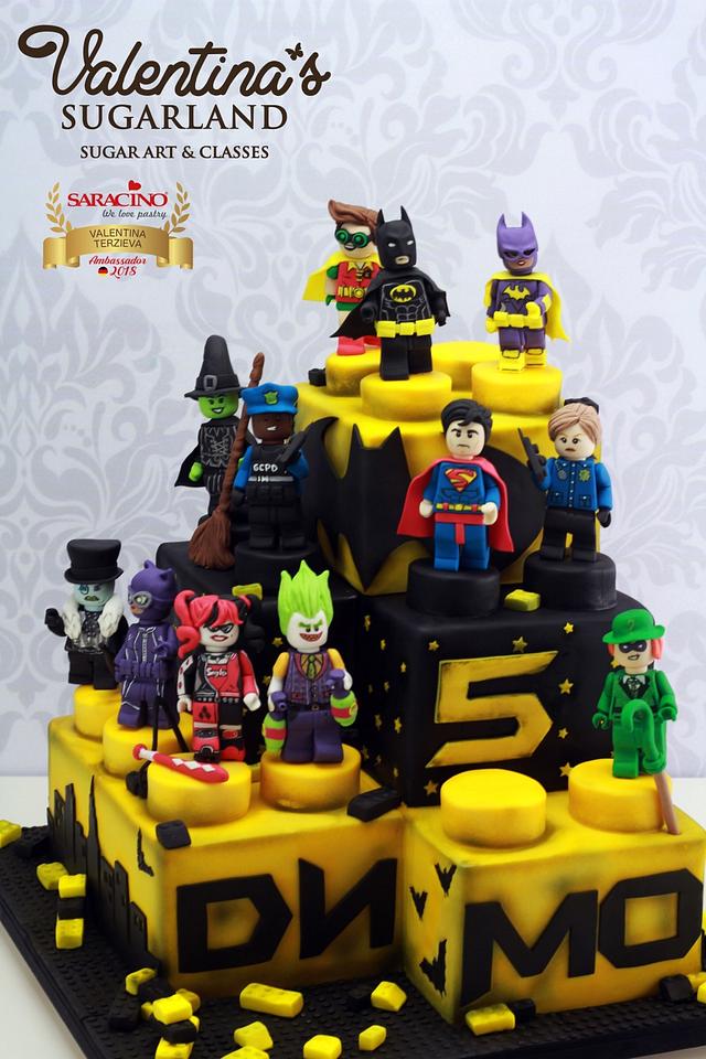 Batman Lego Movie Cake - Decorated Cake by Valentina's - CakesDecor