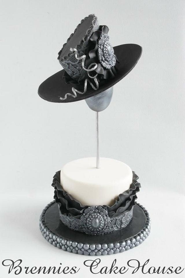 just some fun with fondant hats Decorated Cake by CakesDecor