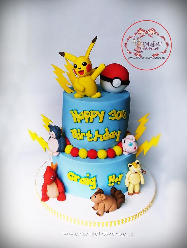 POKEMON CAKE - Decorated Cake by Agatha Rogowska ( - CakesDecor