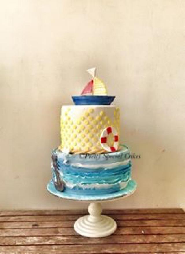 Sail away - Decorated Cake by Pretty Special Cakes - CakesDecor