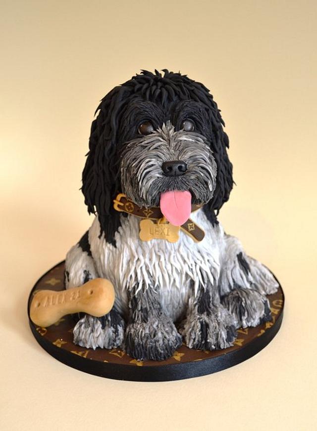 Lexi the Cockapoo - cake by 