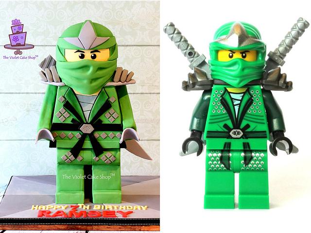 3D Standing LEGO NINJAGO Green Ninja for Ramsey