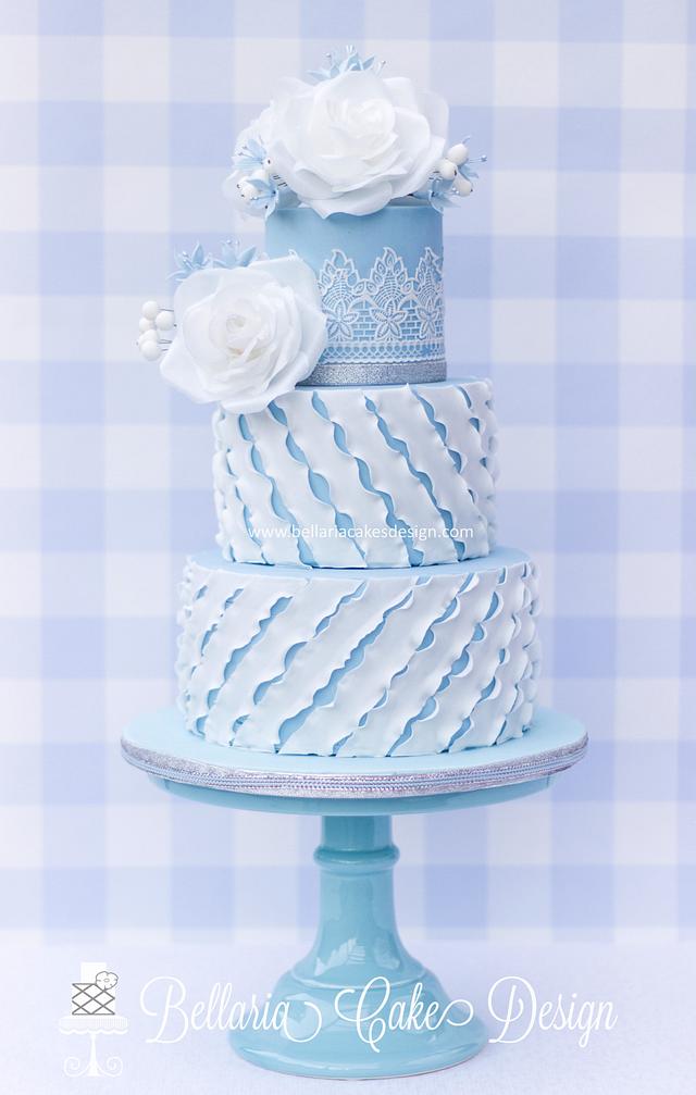 Something blue - Cake by Bellaria Cake Design - CakesDecor