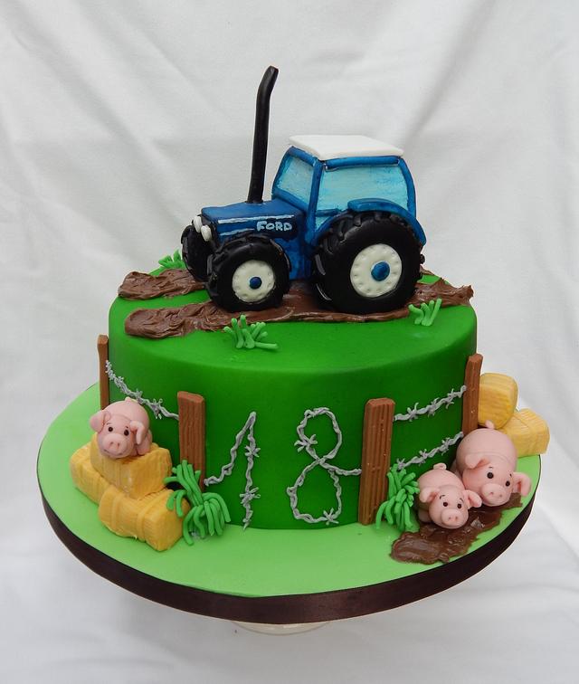 18th Tractor Cake