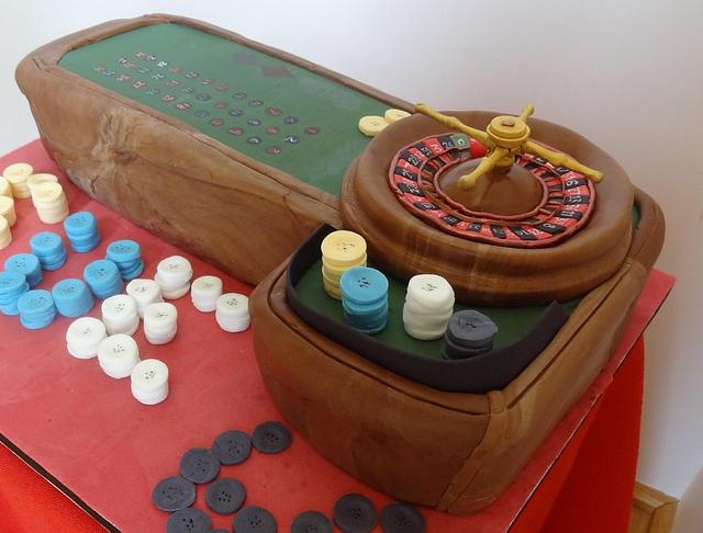 Roulette Table Chocolate Cake - Cake by Fifi's Cakes - CakesDecor