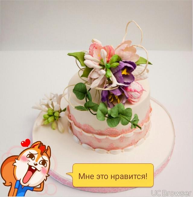 flowercake - Decorated Cake by Olga_Skoryk - CakesDecor