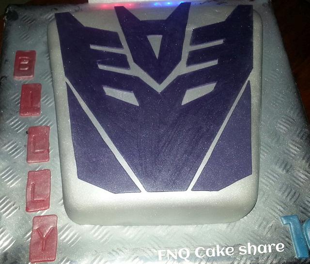 Decepticon Decorated Cake by FNQ Cake Share CakesDecor