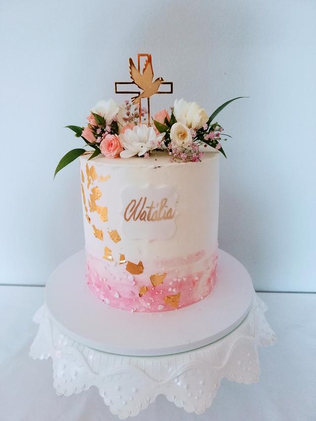 Confirmation cake - Decorated Cake by alenascakes - CakesDecor