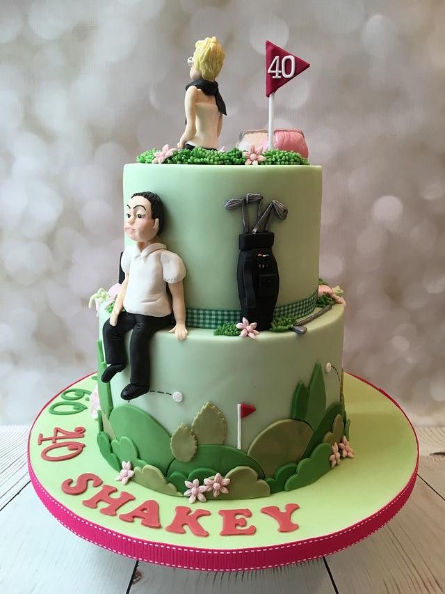 Joint birthday cake Cake by Elaine Ginger Cat Cakery CakesDecor