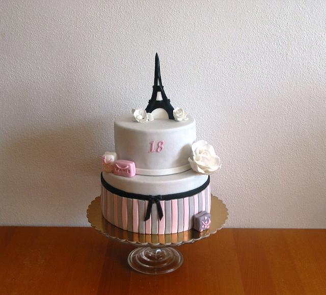 Paris cake - Decorated Cake by Framona cakes ( Cakes by - CakesDecor