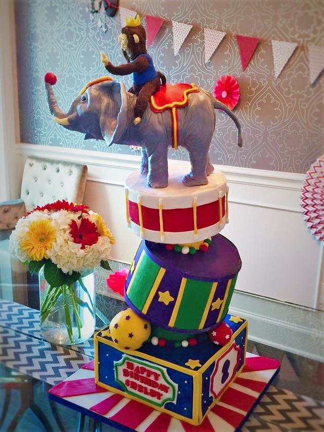 circus cake - Cake by Not Your Ordinary Cakes - CakesDecor