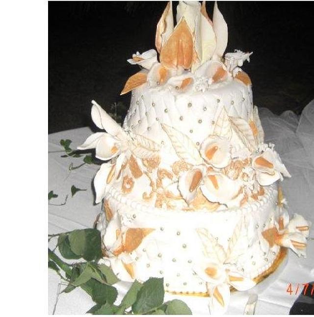 my very first wedding cake