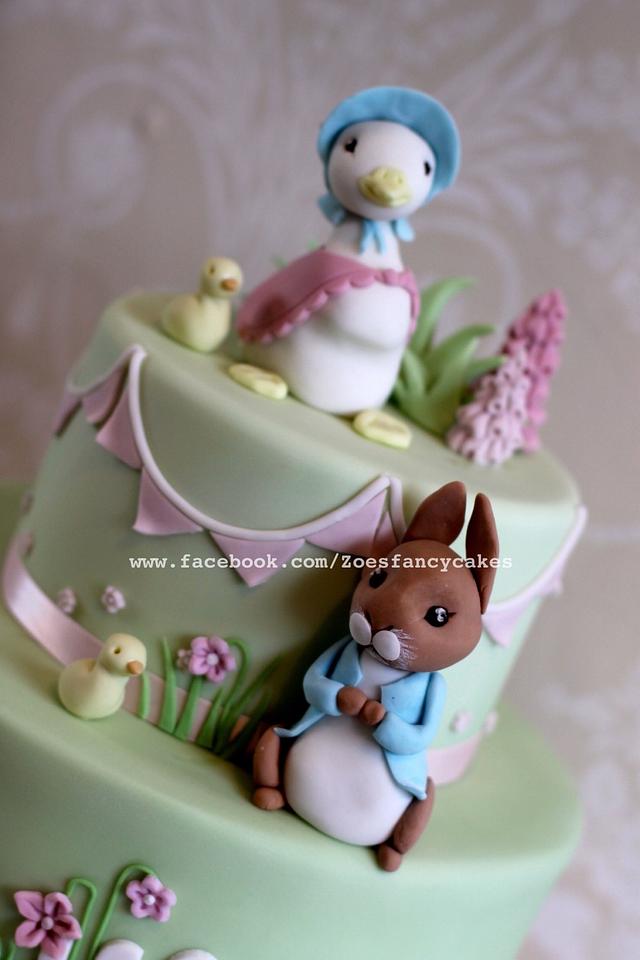 Beatrix Potter cake and Peter Rabbit tutorial