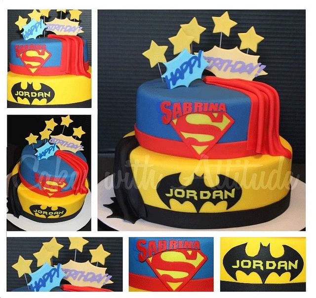 Double Superhero Cake